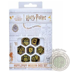 Harry Potter Hufflepuff Modern Dice Set Black