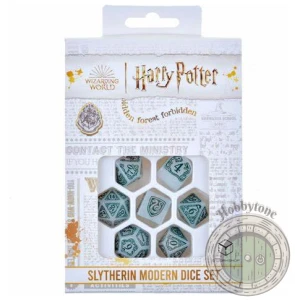 Harry Potter Slytherin Modern Dice Set White