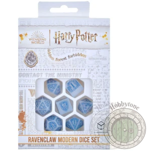 Harry Potter. Ravenclaw Modern Dice Set - White