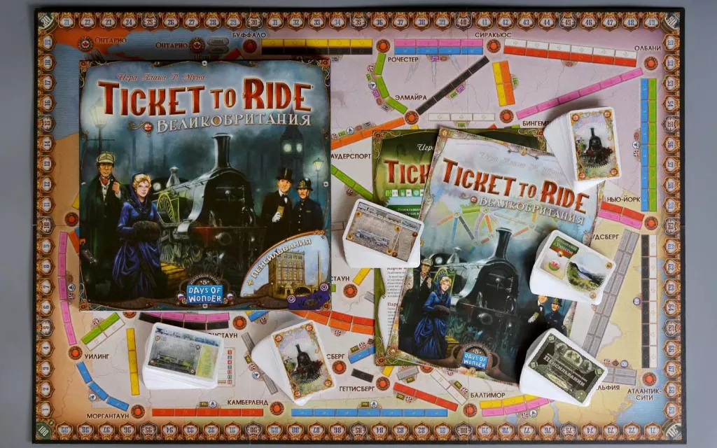 Ticket to Ride. Великобритания и Пенсильвания