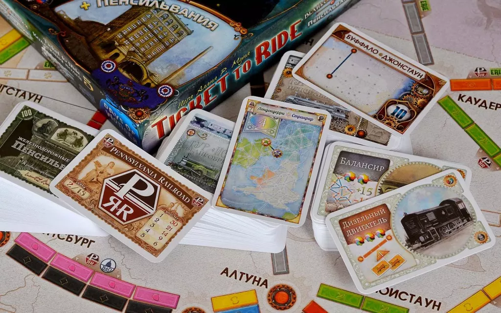 Ticket to Ride. Великобритания и Пенсильвания