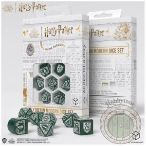 Harry Potter - Slytherin Modern Dice Set - Green