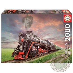Пазл 2000 деталей – Локомотив в движении