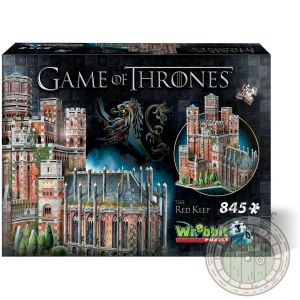 3D-пазл 845 деталей – Красный Замок, Игра Престолов